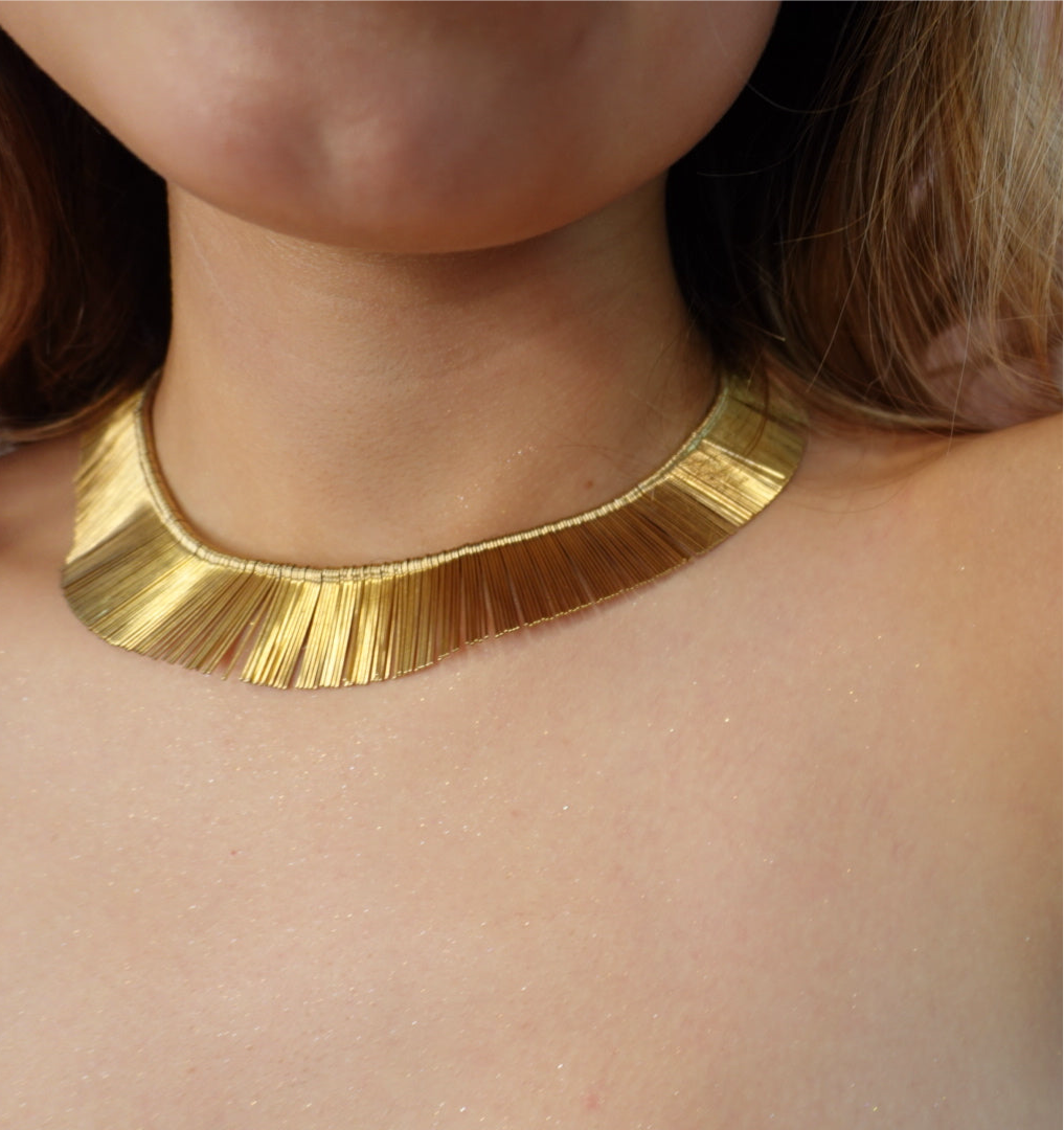 gold color neckleace